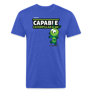 
            
                Load image into Gallery viewer, Capable Caterpillar Character Comfort Adult Tee - heather royal
            
        