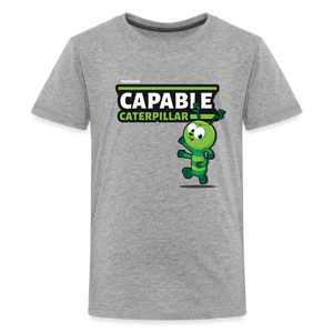 Capable Caterpillar Character Comfort Kids Tee - heather gray