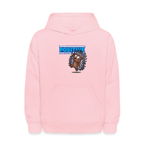
            
                Load image into Gallery viewer, Positive Porcupine Character Comfort Kids Hoodie - pink
            
        