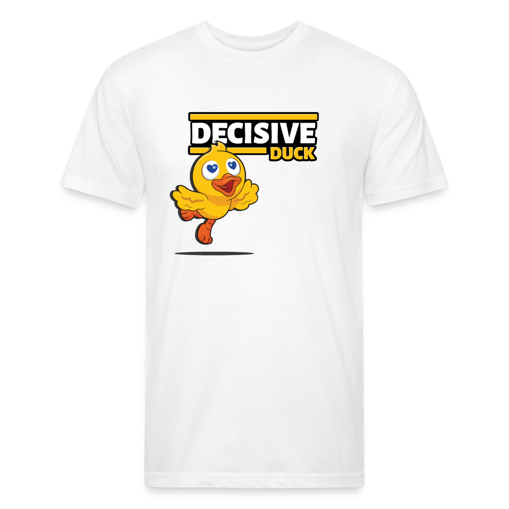 Decisive Duck Character Comfort Adult Tee - white