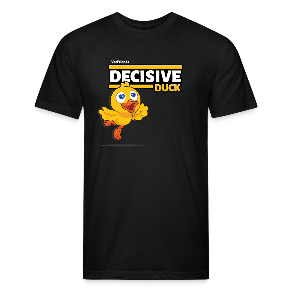 Decisive Duck Character Comfort Adult Tee - black