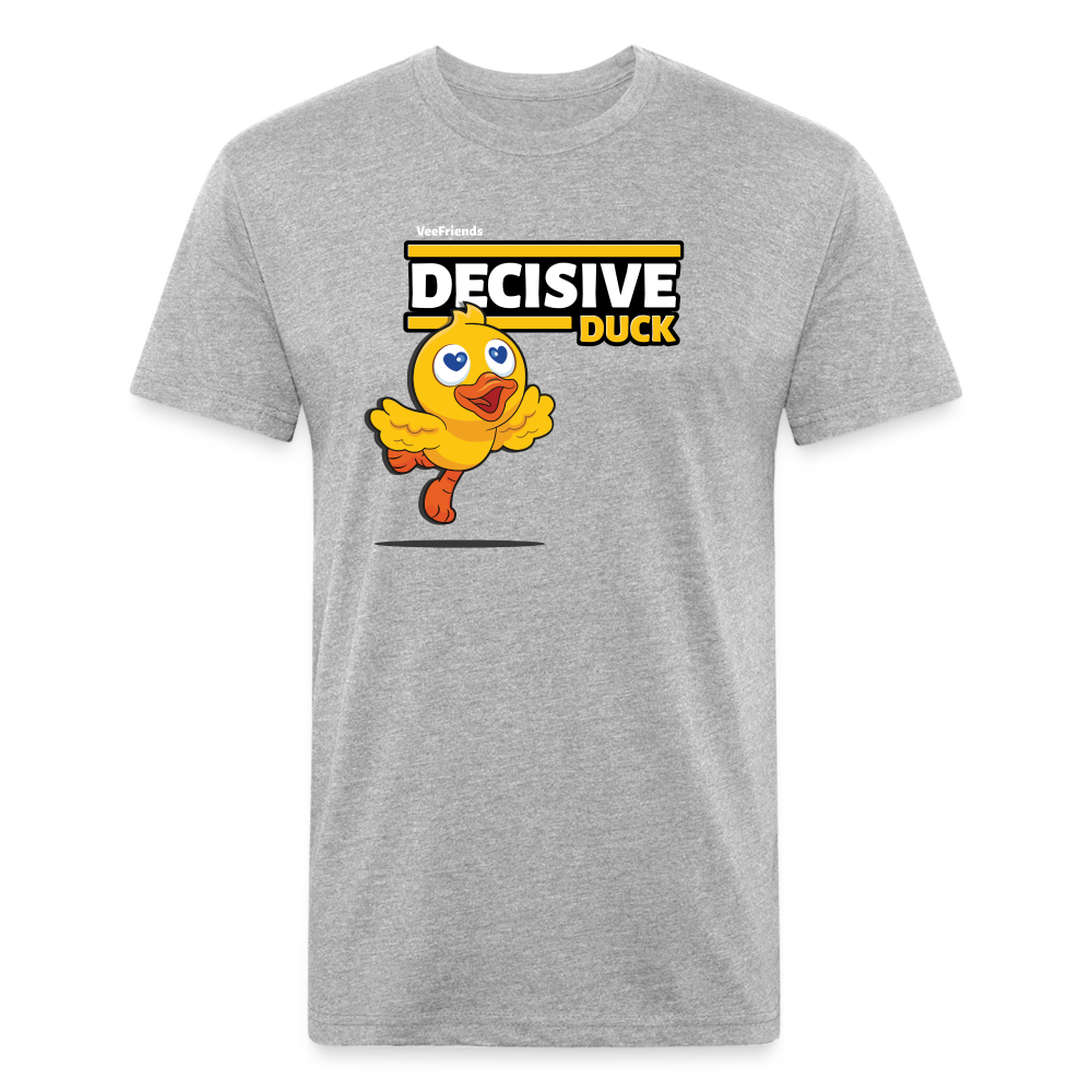 Decisive Duck Character Comfort Adult Tee - heather gray