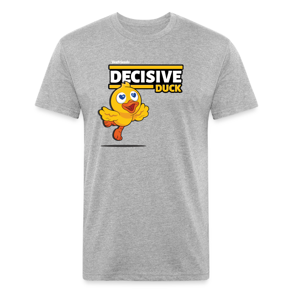
            
                Load image into Gallery viewer, Decisive Duck Character Comfort Adult Tee - heather gray
            
        
