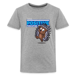 Positive Porcupine Character Comfort Kids Tee - heather gray