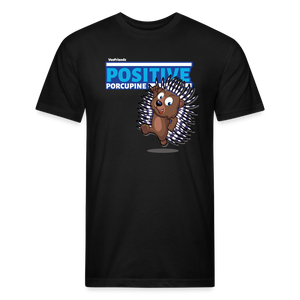 
            
                Load image into Gallery viewer, Positive Porcupine Character Comfort Adult Tee - black
            
        