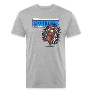 Positive Porcupine Character Comfort Adult Tee - heather gray