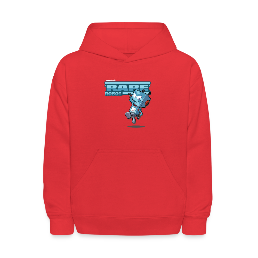 
            
                Load image into Gallery viewer, &amp;quot;Rare&amp;quot; Robot Character Comfort Kids Hoodie - red
            
        