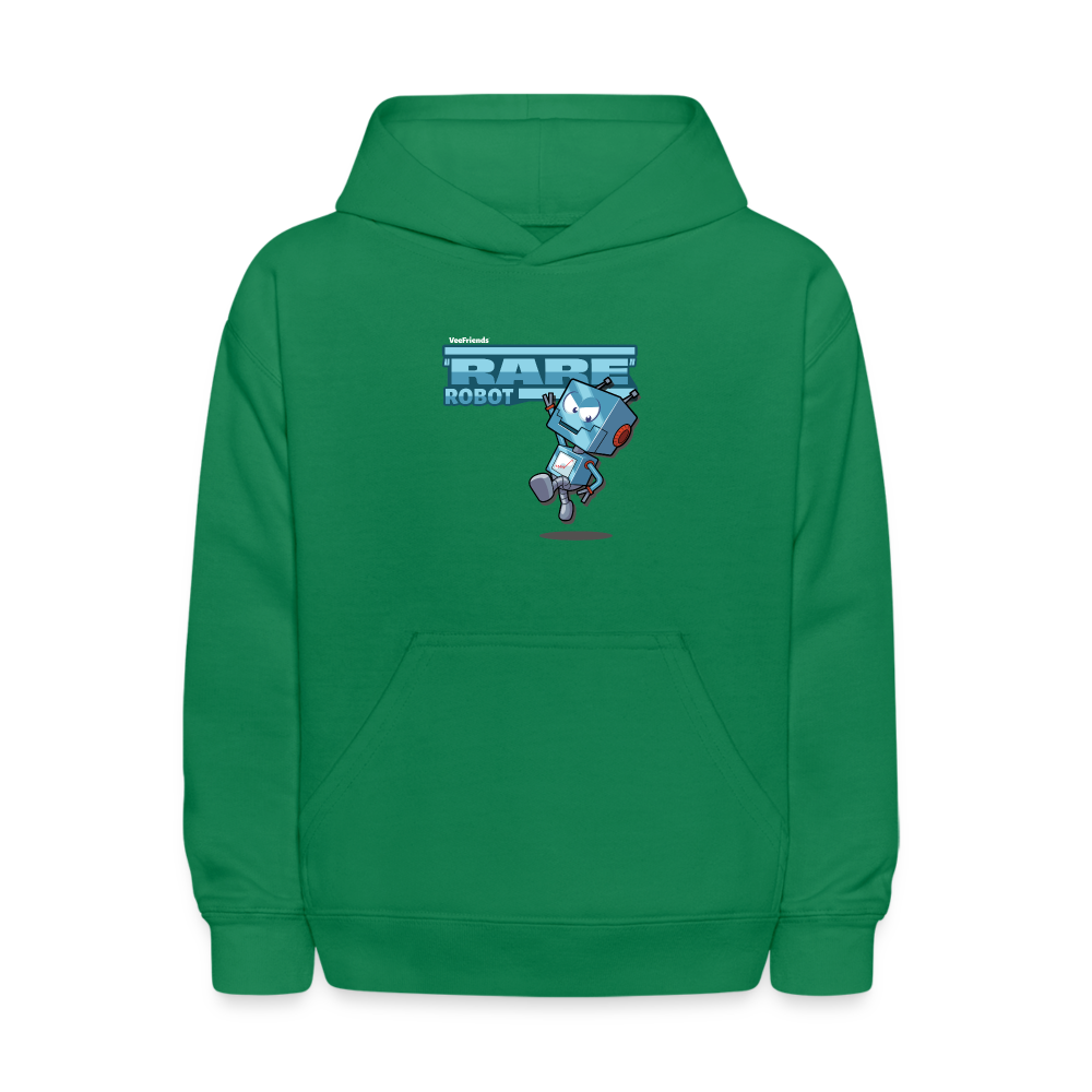 
            
                Load image into Gallery viewer, &amp;quot;Rare&amp;quot; Robot Character Comfort Kids Hoodie - kelly green
            
        
