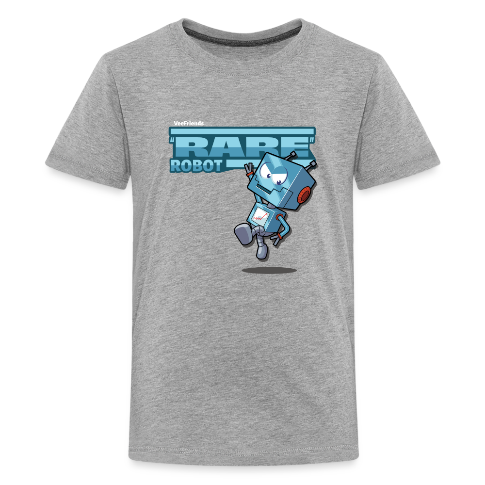 
            
                Load image into Gallery viewer, &amp;quot;Rare&amp;quot; Robot Character Comfort Kids Tee - heather gray
            
        
