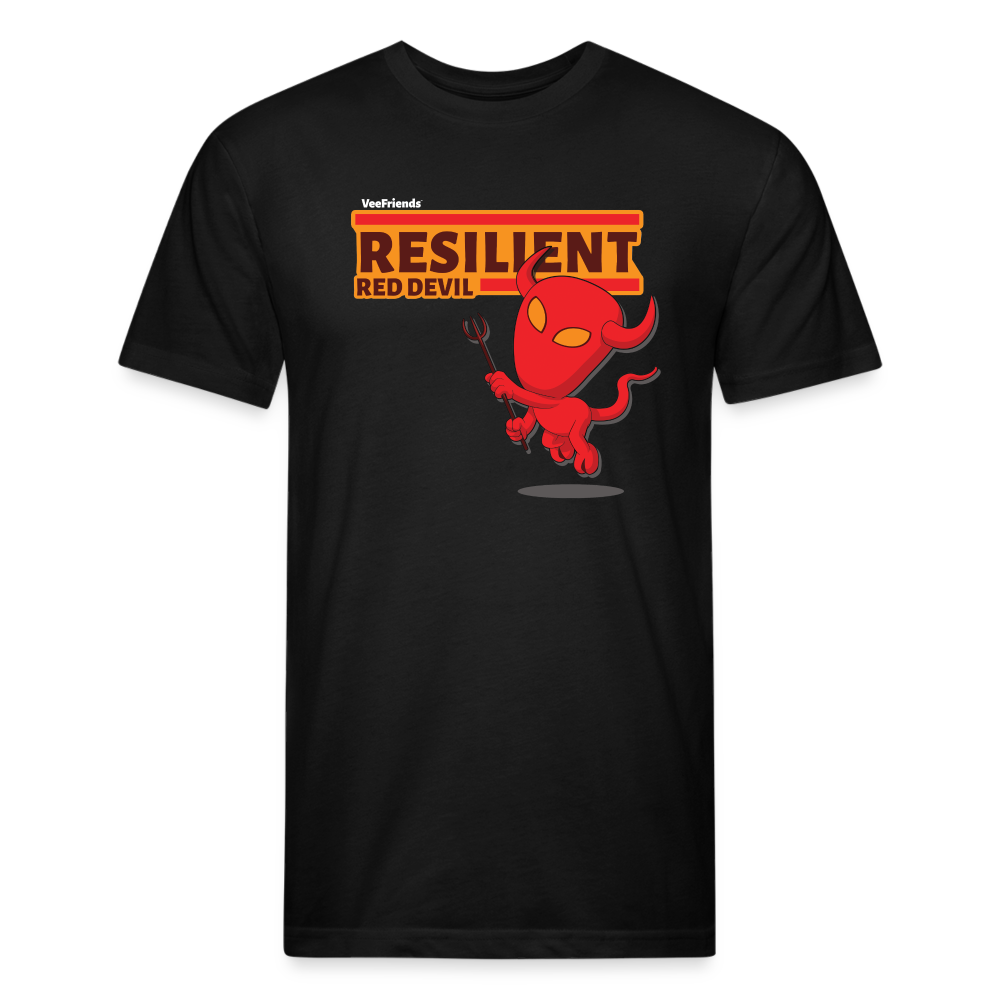 Resilient Red Devil Character Comfort Adult Tee - black