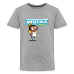 Ambitious Angel Character Comfort Kids Tee - heather gray