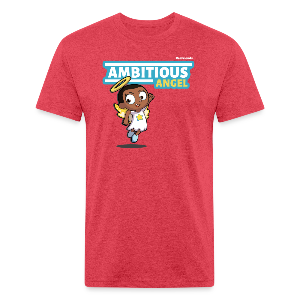 Ambitious Angel Character Comfort Adult Tee - heather red