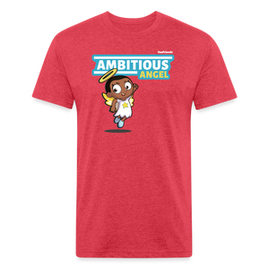 Ambitious Angel Character Comfort Adult Tee - heather red
