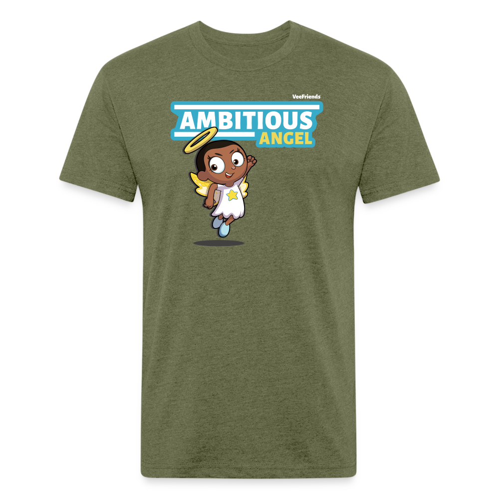 Ambitious Angel Character Comfort Adult Tee - heather military green
