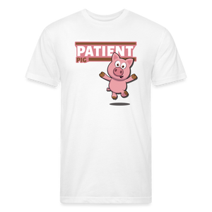 Patient Pig Character Comfort Adult Tee - white
