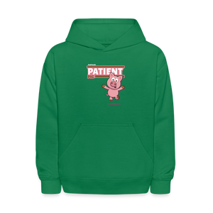 
            
                Load image into Gallery viewer, Patient Pig Character Comfort Kids Hoodie - kelly green
            
        