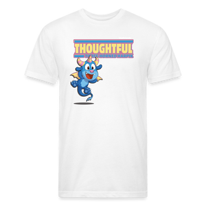 
            
                Load image into Gallery viewer, Thoughtful Three Horned Harpik Character Comfort Adult Tee - white
            
        