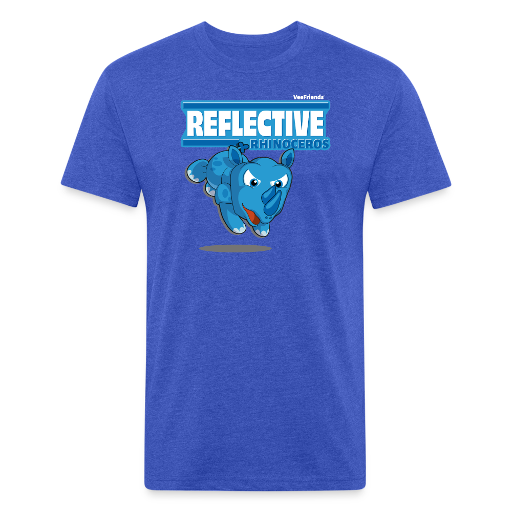 
            
                Load image into Gallery viewer, Reflective Rhinoceros Character Comfort Adult Tee - heather royal
            
        
