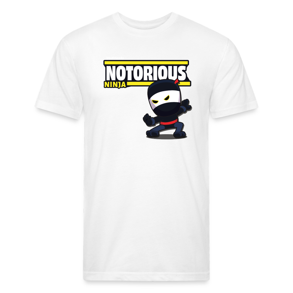 Notorious Ninja Character Comfort Adult Tee - white