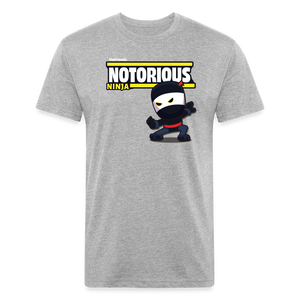 Notorious Ninja Character Comfort Adult Tee - heather gray