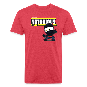 Notorious Ninja Character Comfort Adult Tee - heather red