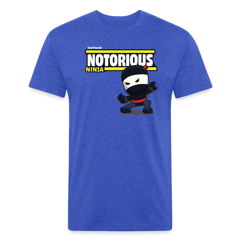 Notorious Ninja Character Comfort Adult Tee - heather royal