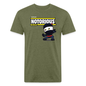 Notorious Ninja Character Comfort Adult Tee - heather military green