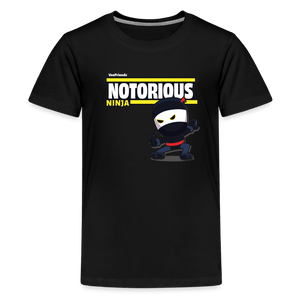 
            
                Load image into Gallery viewer, Notorious Ninja Character Comfort Kids Tee - black
            
        
