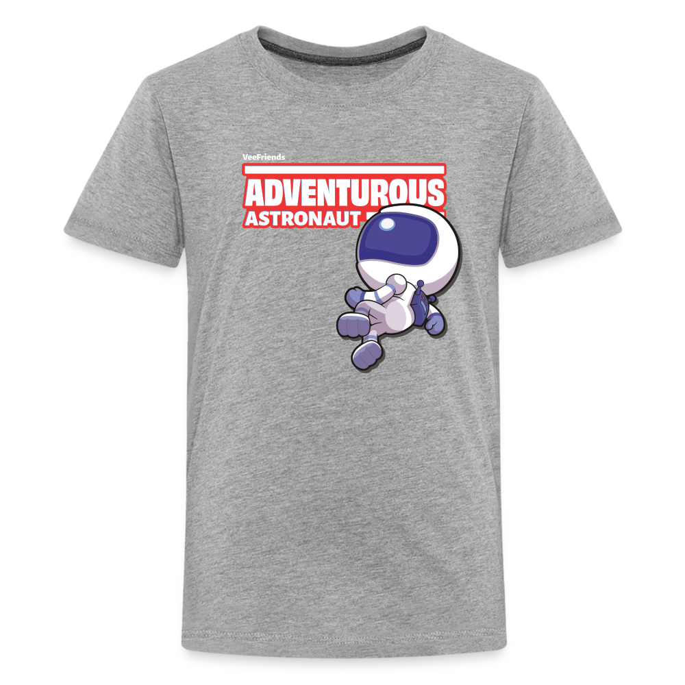 Adventurous Astronaut Character Comfort Kids Tee - heather gray