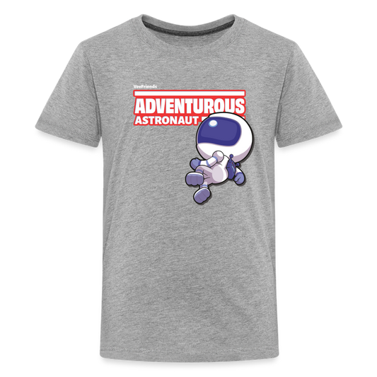 Adventurous Astronaut Character Comfort Kids Tee - heather gray