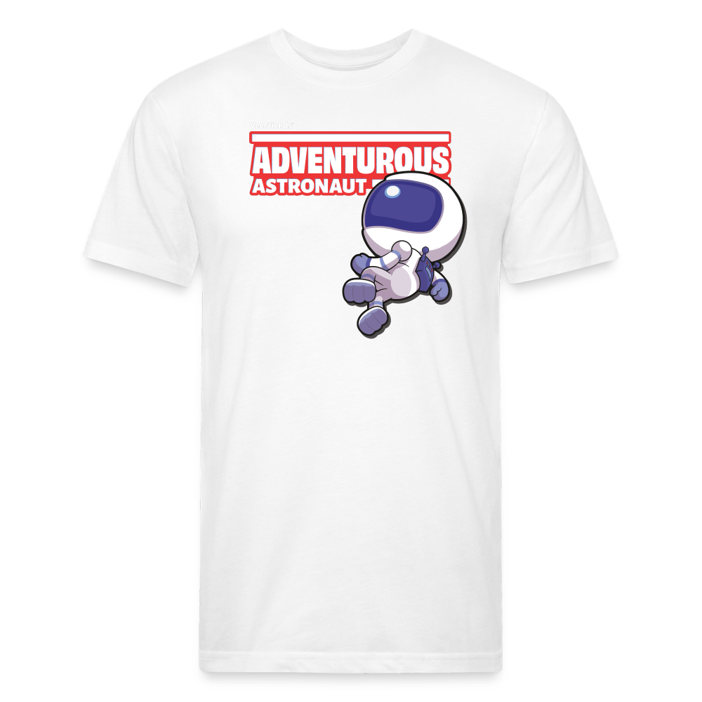 Adventurous Astronaut Character Comfort Adult Tee - white