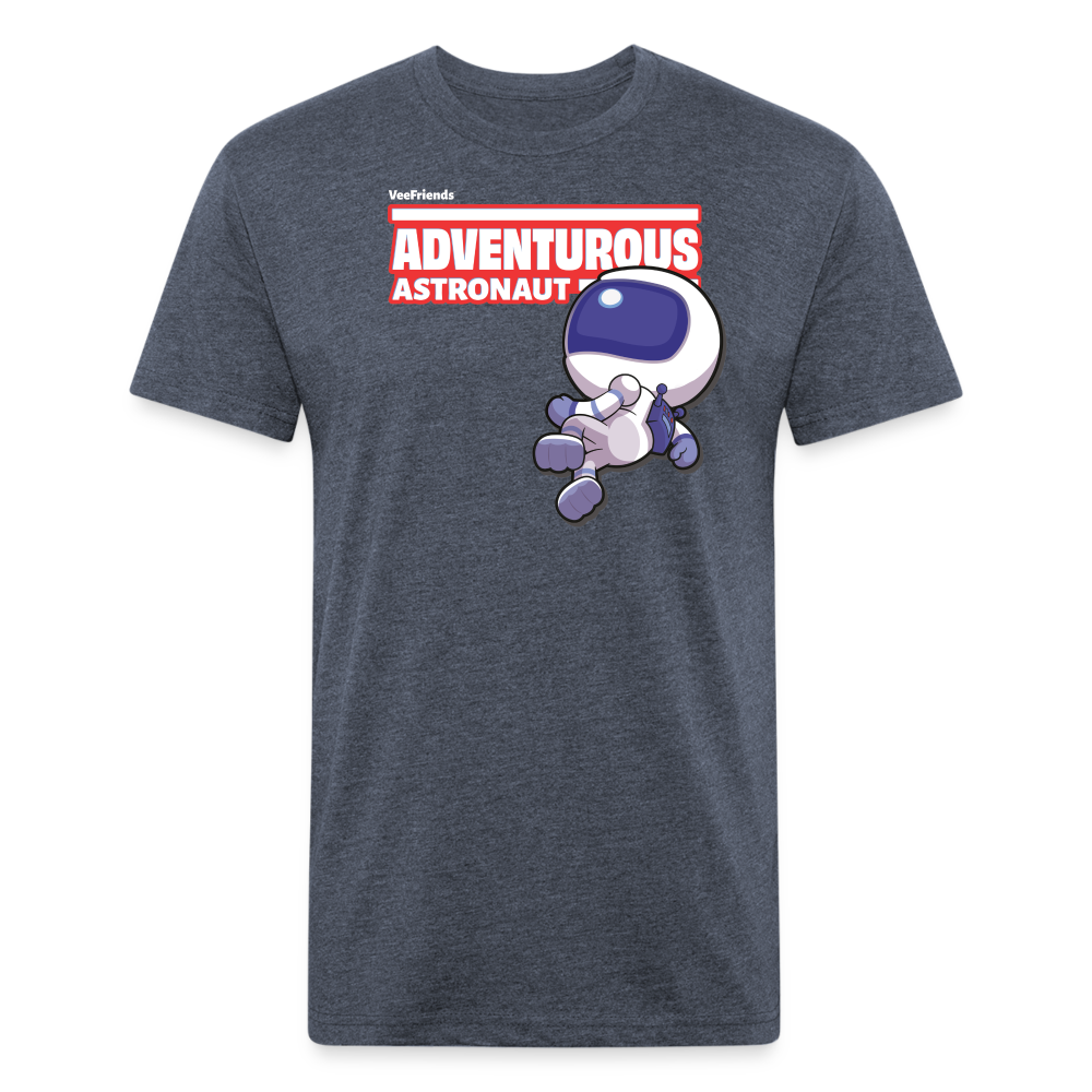 Adventurous Astronaut Character Comfort Adult Tee - heather navy