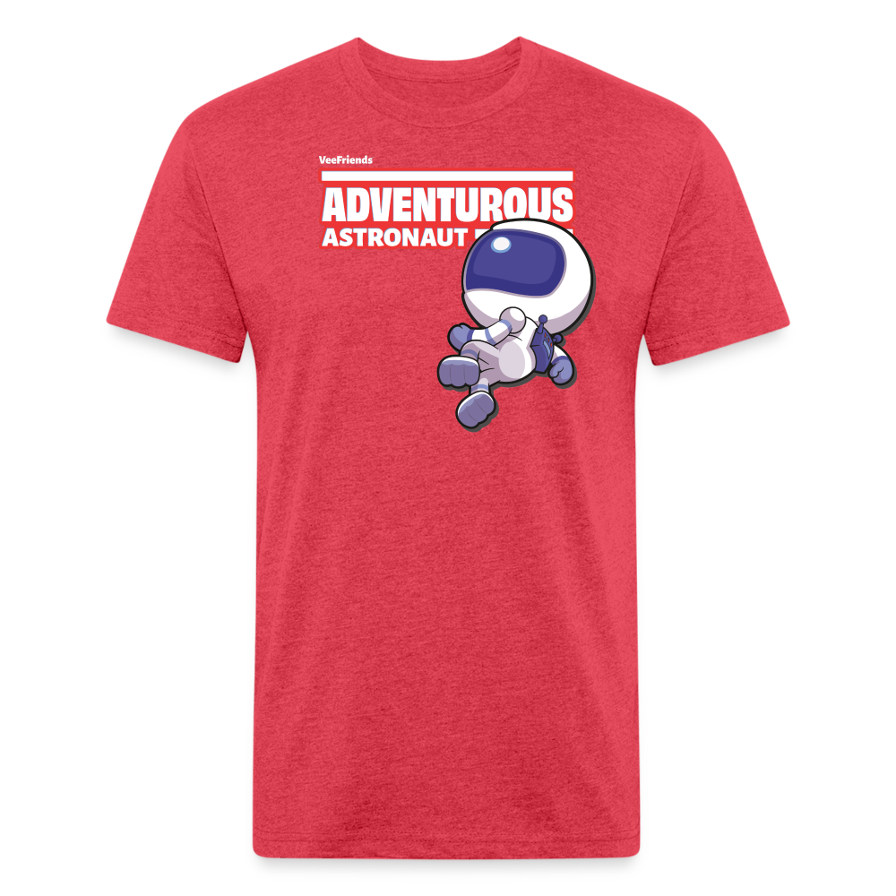 Adventurous Astronaut Character Comfort Adult Tee - heather red