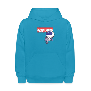 
            
                Load image into Gallery viewer, Adventurous Astronaut Character Comfort Kids Hoodie - turquoise
            
        