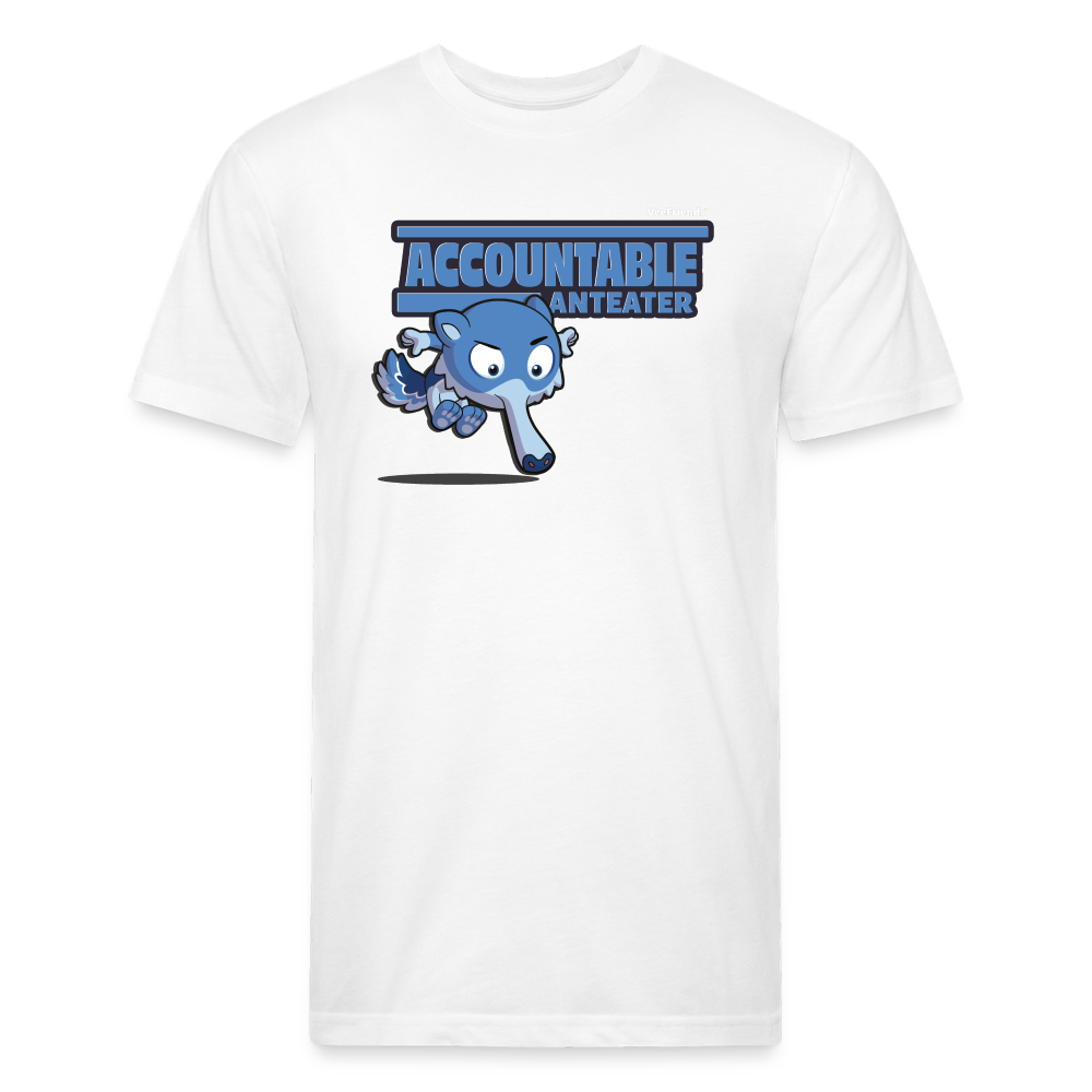 Accountable Anteater Character Comfort Adult Tee - white