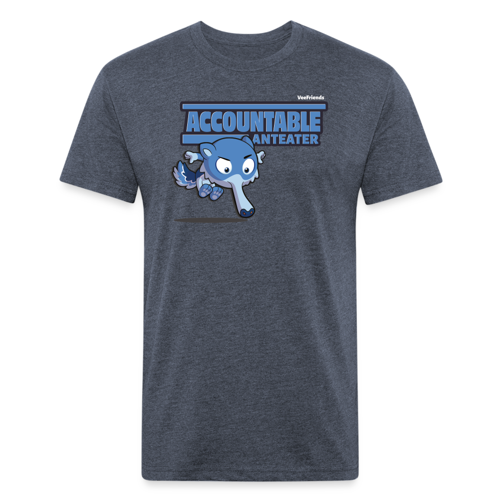 Accountable Anteater Character Comfort Adult Tee - heather navy