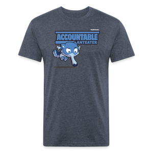 Accountable Anteater Character Comfort Adult Tee - heather navy