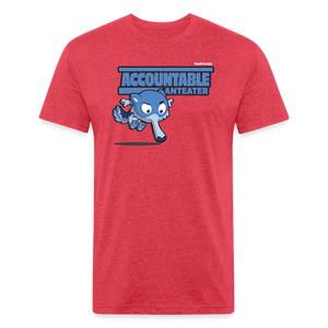 Accountable Anteater Character Comfort Adult Tee - heather red
