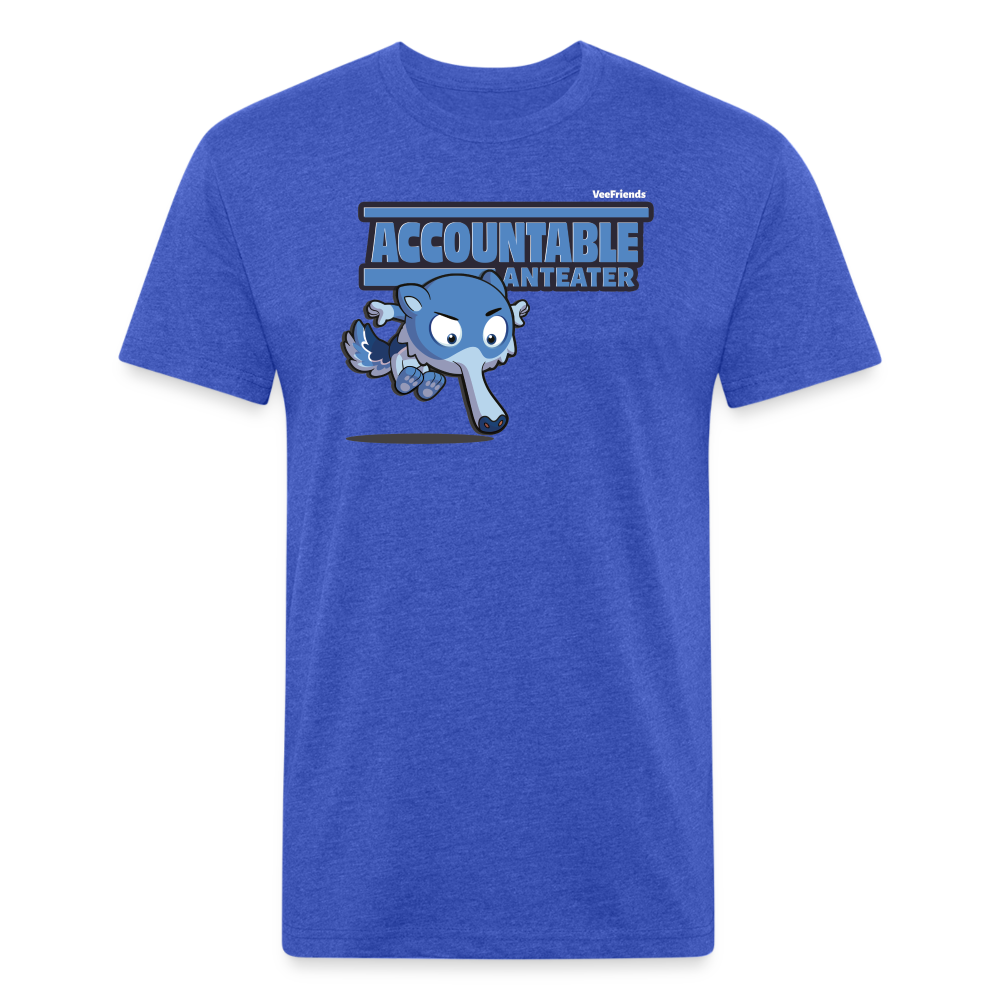 Accountable Anteater Character Comfort Adult Tee - heather royal