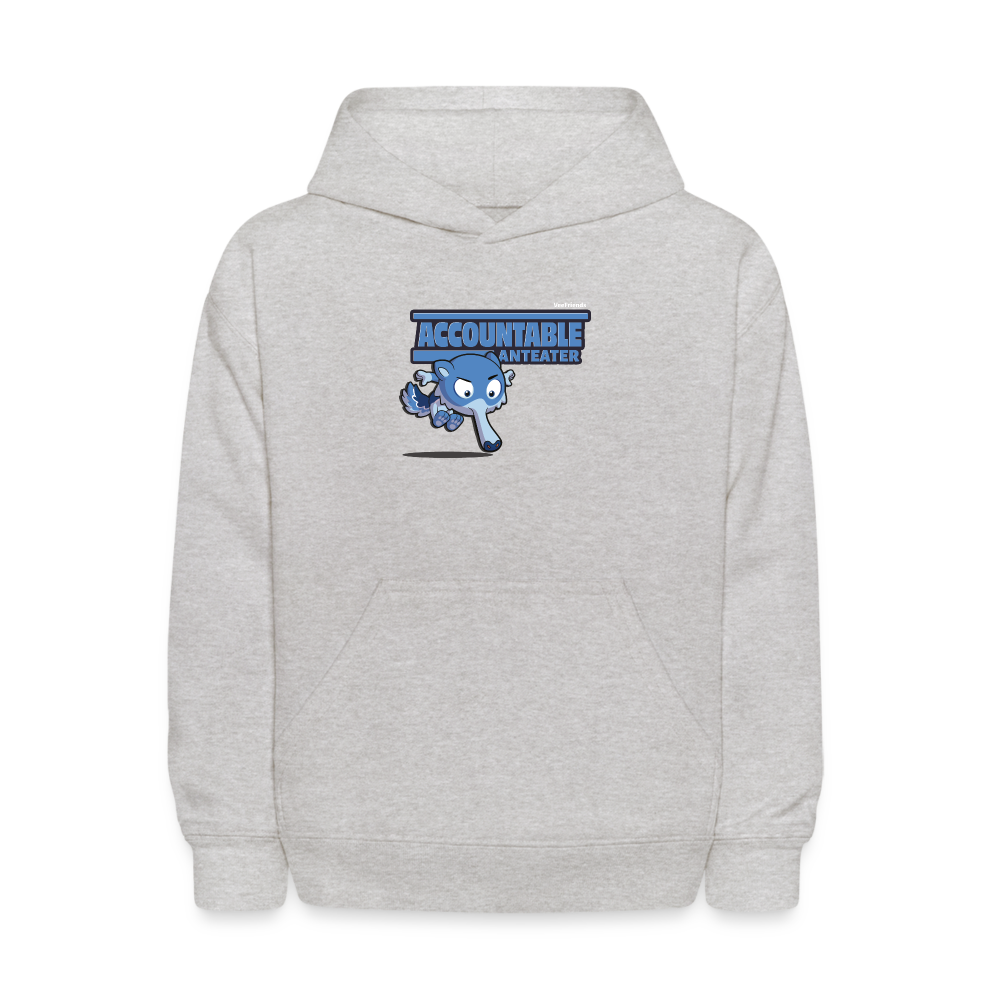 Accountable Anteater Character Comfort Kids Hoodie - heather gray