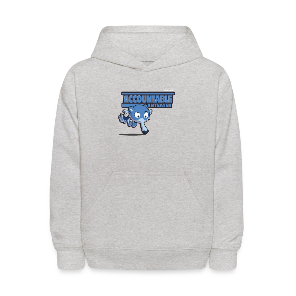 
            
                Load image into Gallery viewer, Accountable Anteater Character Comfort Kids Hoodie - heather gray
            
        