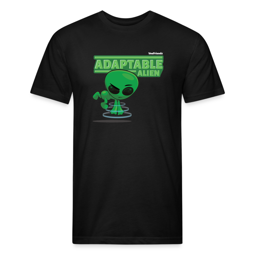 Adaptable Alien Character Comfort Adult Tee - black