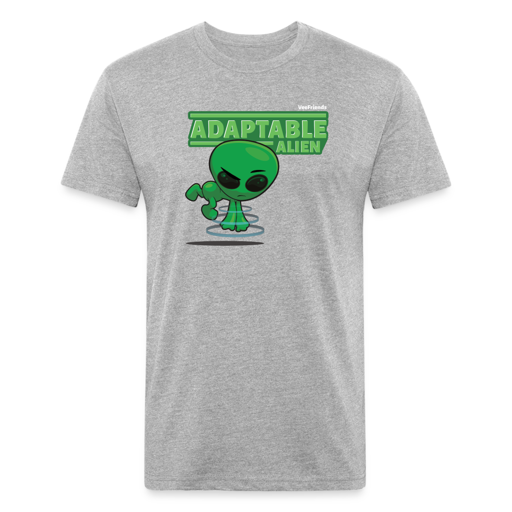 Adaptable Alien Character Comfort Adult Tee - heather gray