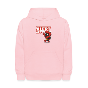 
            
                Load image into Gallery viewer, Alert Ape Character Comfort Kids Hoodie - pink
            
        