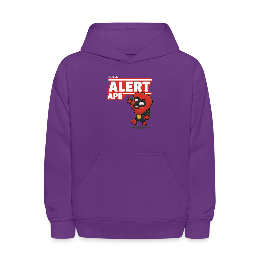 
            
                Load image into Gallery viewer, Alert Ape Character Comfort Kids Hoodie - purple
            
        