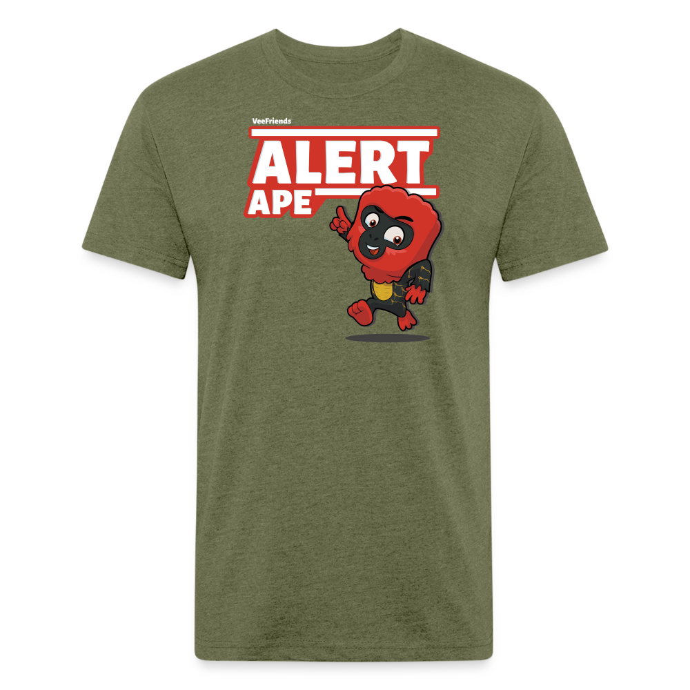 
            
                Load image into Gallery viewer, Alert Ape Character Comfort Adult Tee - heather military green
            
        