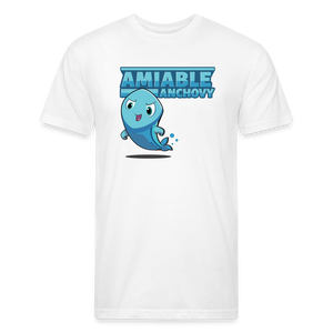 
            
                Load image into Gallery viewer, Amiable Anchovy Character Comfort Adult Tee - white
            
        