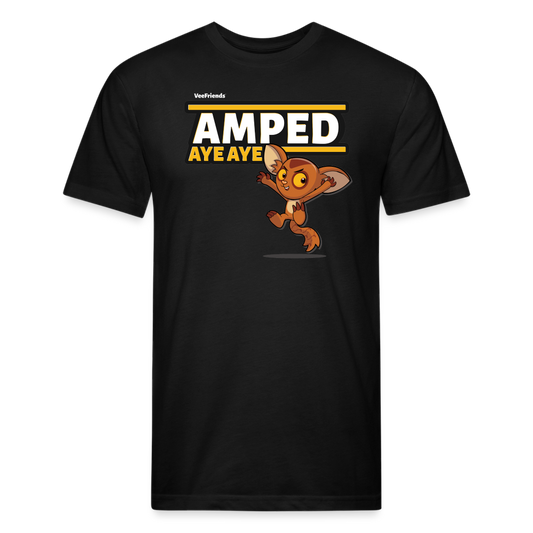 Amped Aye Aye Character Comfort Adult Tee - black