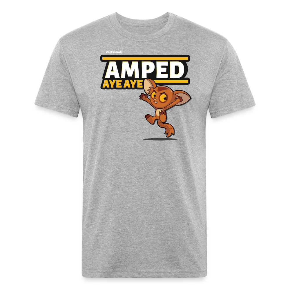 Amped Aye Aye Character Comfort Adult Tee - heather gray