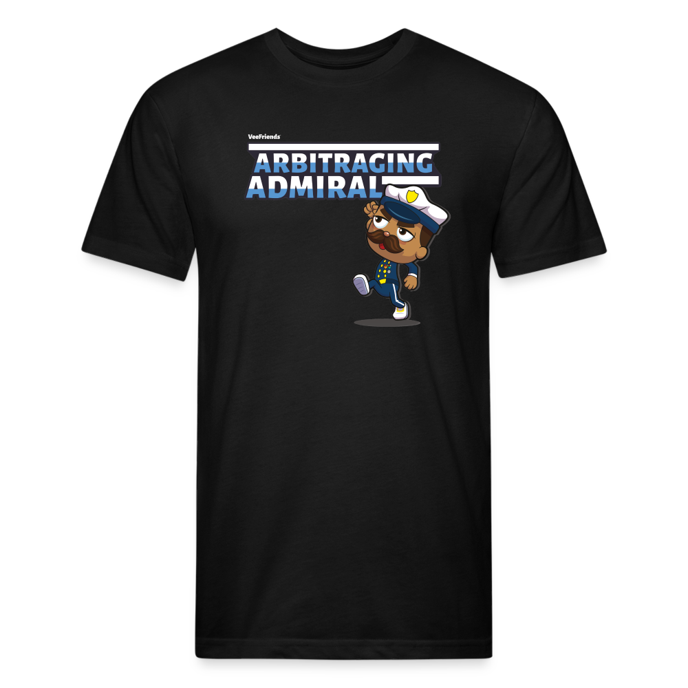 Arbitraging Admiral Character Comfort Adult Tee - black